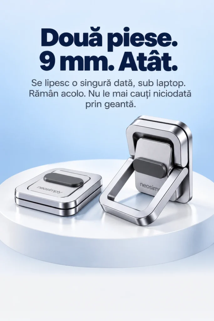 Cooler Laptop Stand NeoSimply, Doua piese, 9 mm