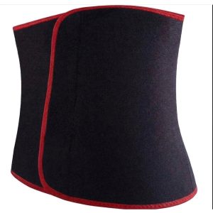 Centura pentru slabit, fitness si modelarea taliei, NeoSimply, neopren, Unisex, Negru/Rosu, marime L