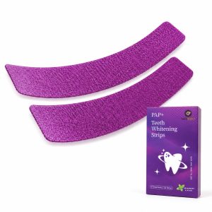 Set Benzi pentru albirea dintilor Neosimply®, Tehnologie PAP+ V34 Mov, 7 tratamente, Spearmint