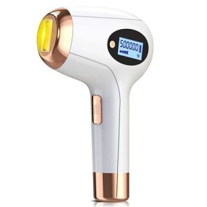 Dispozitiv de indepartare a parului NeoSimply, cu 500.000 de flash-uri reale, cu impulsuri de lumina pentru indepartarea parului fara durere, cu 2 moduri de blit si 5 intensitati luminoase, utilizare pentru corp, fata, linie de bikini si axile
