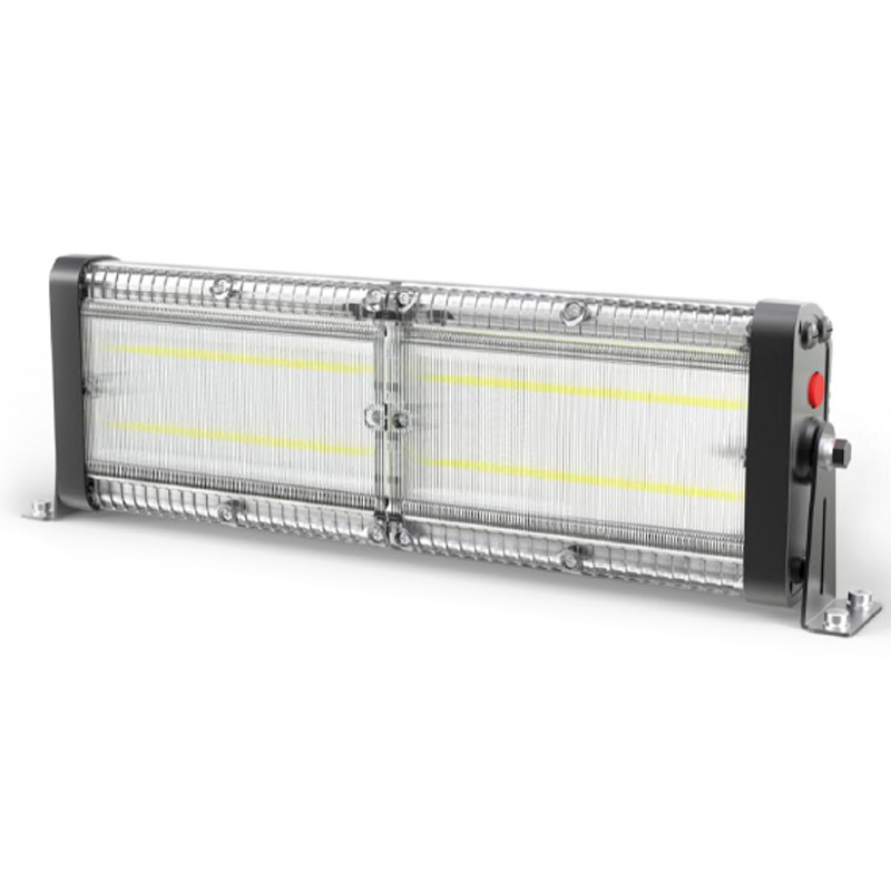 Lampa Solara De Exterior LED, NeoSimply©, 6000 Lumens, Echivalent 600W incandescent, 60 led-uri, IP65, cu 3 moduri smart de operare, telecomanda si panou solar detasat prin cablu (4m) - Dual Color Temp 3000 K & 5700 K