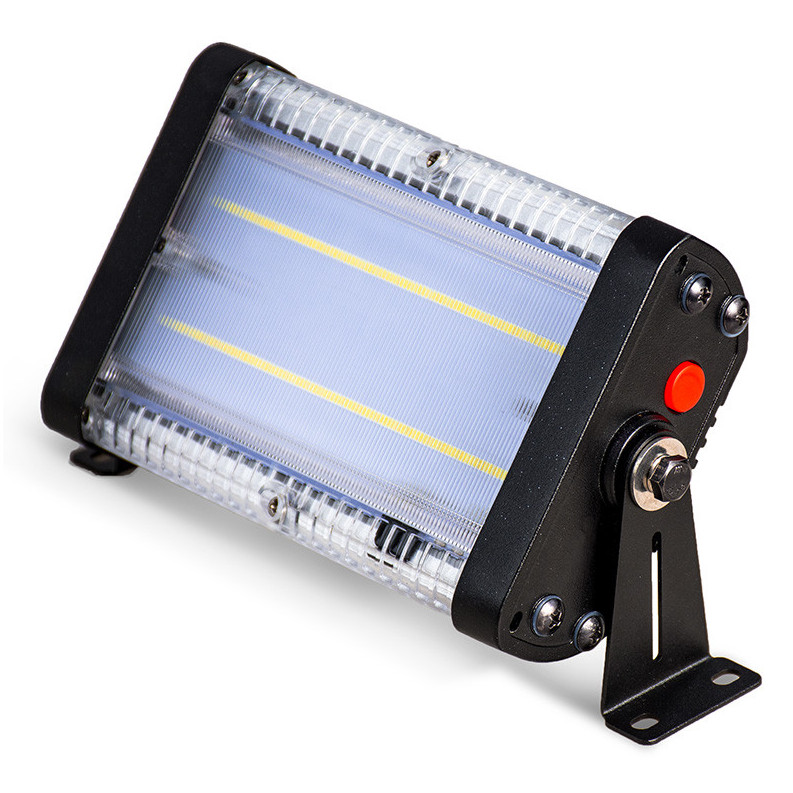 Lampa Solara De Exterior LED, NeoSimply, 3000 Lumens, Echivalent 300W incandescent, 30 led-uri, IP65, cu 3 moduri smart de operare, telecomanda si panou solar detasat prin cablu (4m), Dual Color Temp 3000 K & 5700 K - imagine 3