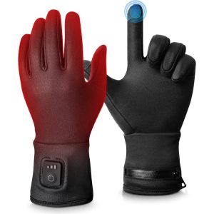 Manusi cu incalzire, Neosimply, baterii de 7.2 V, ideale pentru ski, hiking, bicicleta purtate ca undergloves sub manusile de iarna, marime L