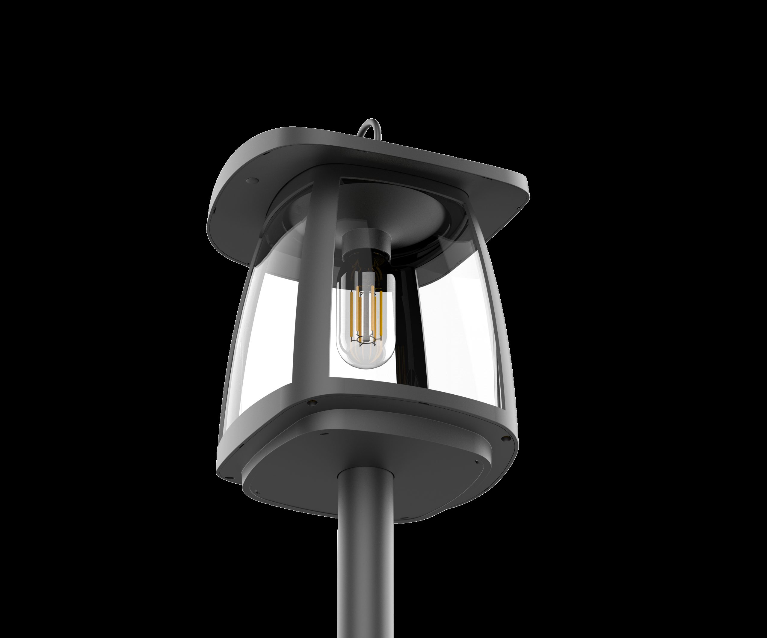 Lampa Solara LED Portabila de Exterior, Neosimply Camping, 350 lumeni, 3 Moduri de utilizare, cu senzori de luminozitate, Black - imagine 8