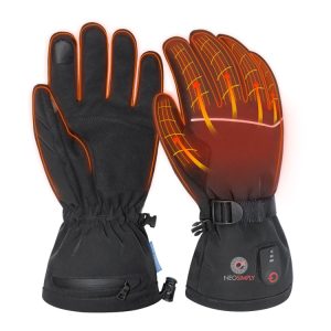 Manusi cu incalzire Neosimply ideale pentru ski, hiking, bicicleta, pescuit, baterii de 7.4 V, 2600mAH lithium Battery, XL