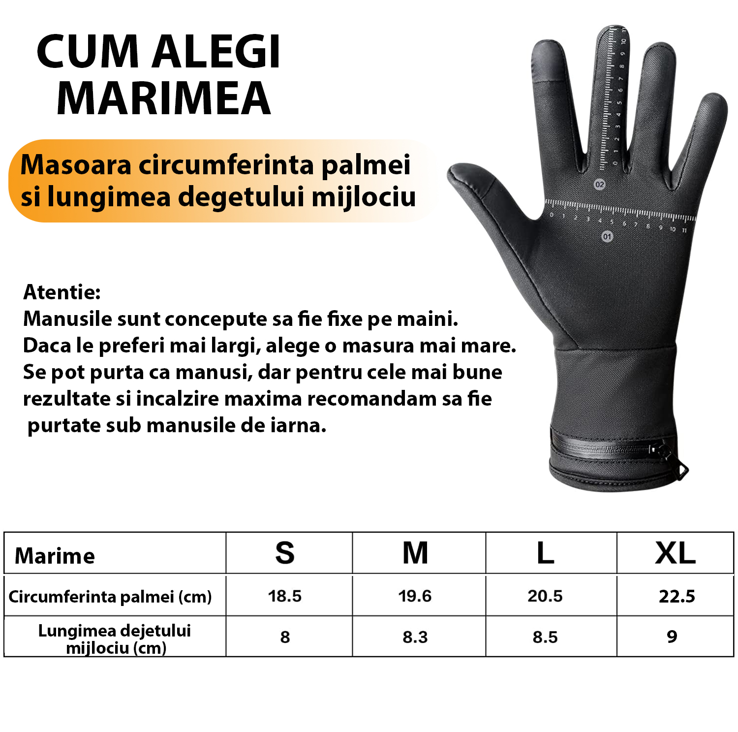 Manusi cu incalzire, Neosimply, baterii de 7.2 V, ideale pentru ski, hiking, bicicleta purtate ca undergloves sub manusile de iarna, marime S - imagine 3